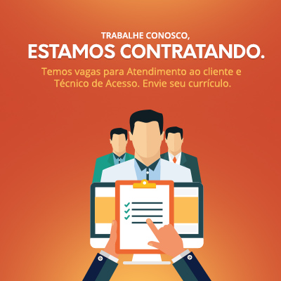 imagem chamada trabalhe conosco